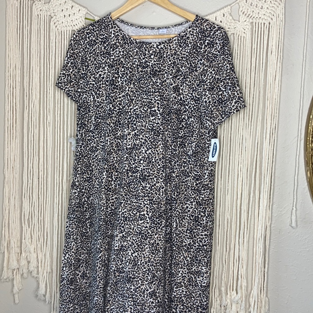 New never worn cheetah dress!